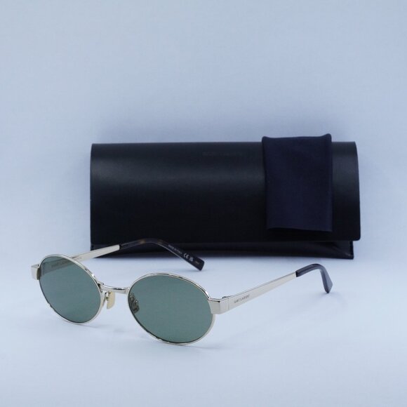 Final Price! Saint Laurent SL692 003 Gold Green Sunglasses - Picture 2 of 11